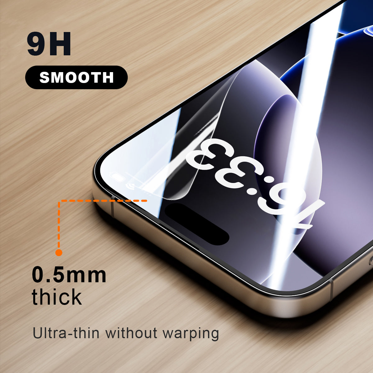 ESEEKGO TGF-01 Full Cover HD Clear Tempered Glass Screen Protector  (50/400)
