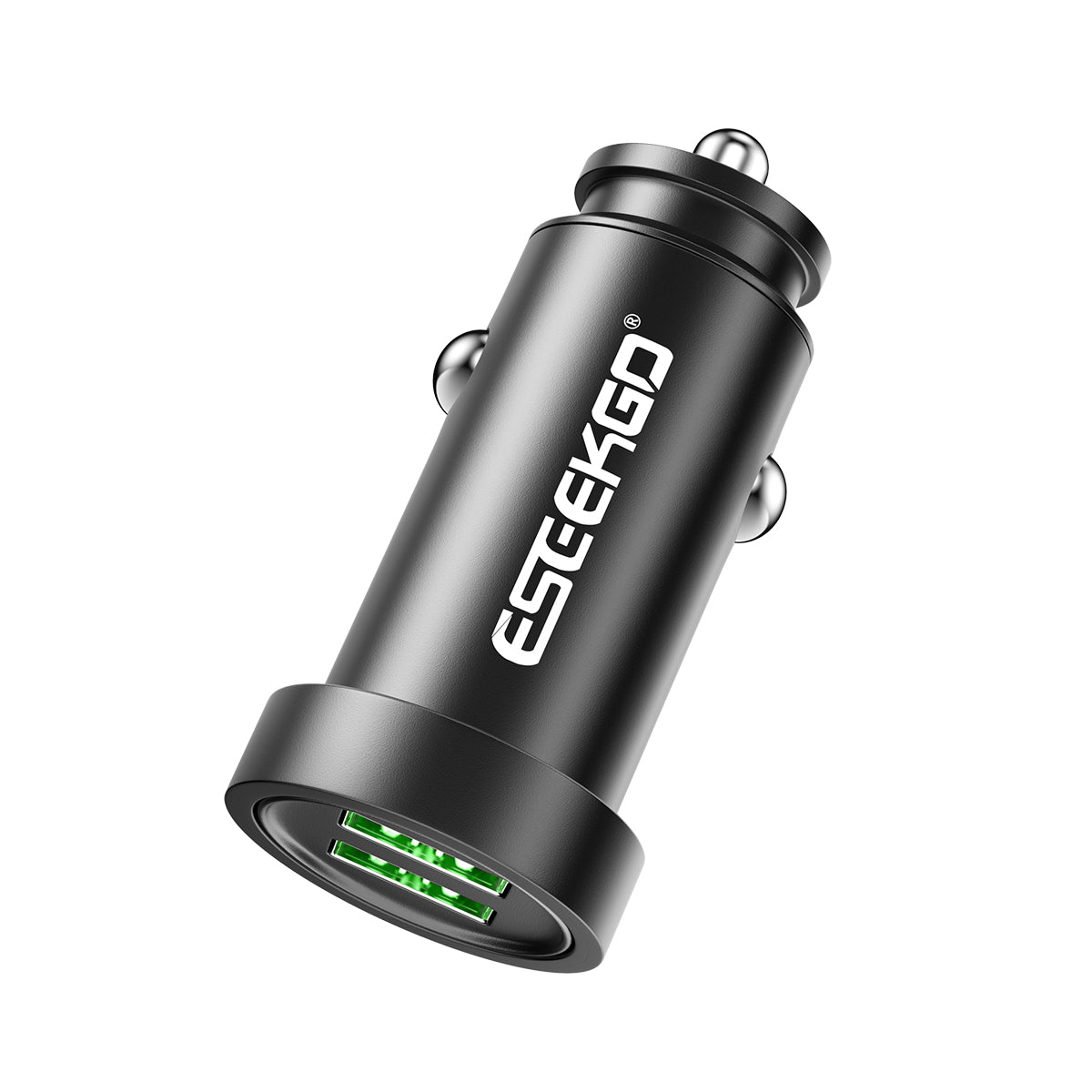 ESEEKGO C-13A Aluminum Dual Ports Car Charger (20/200)