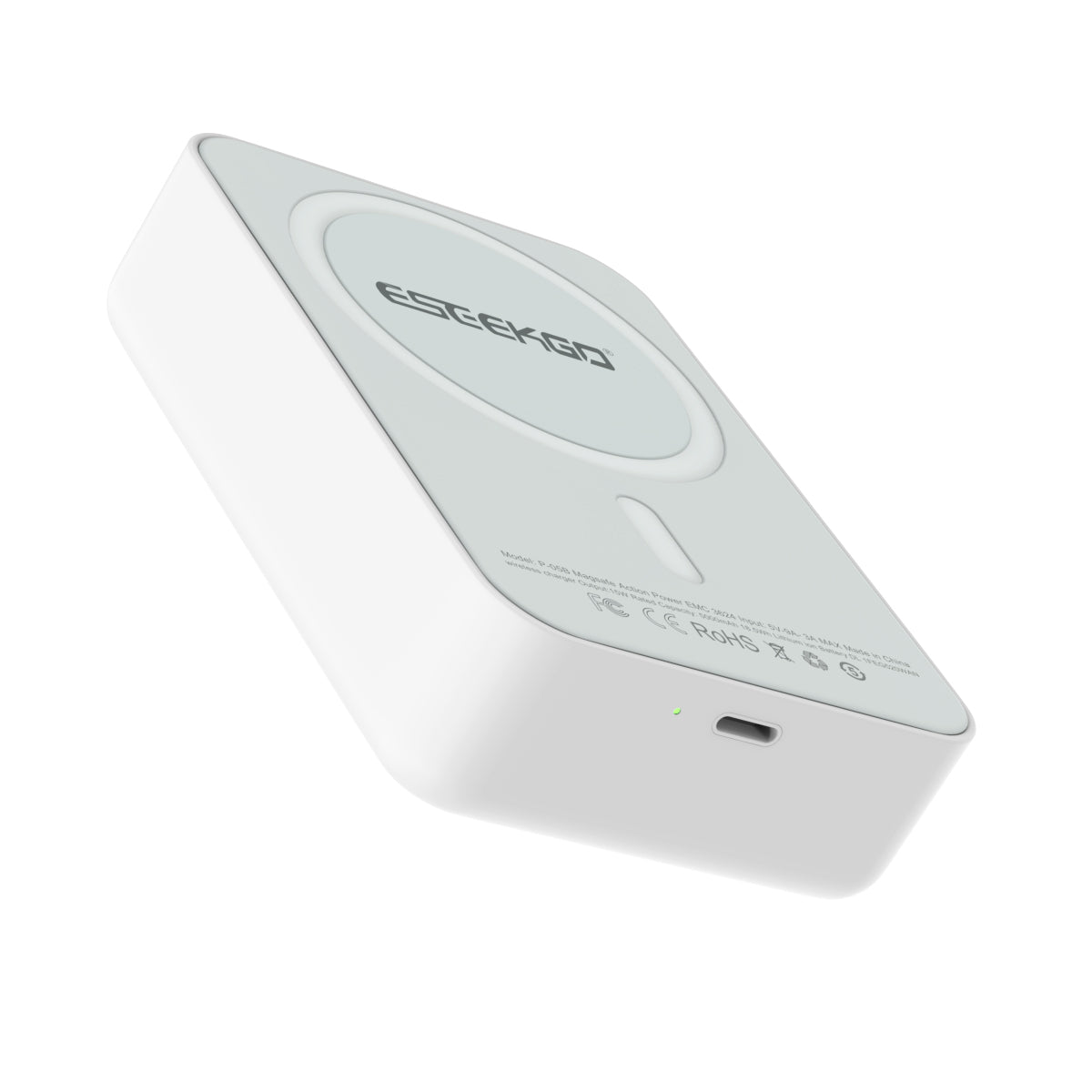 ESEEKGO P-15B 10000mAh 15W Wireless Power Bank USB-C To C Charging Cable (10/60)