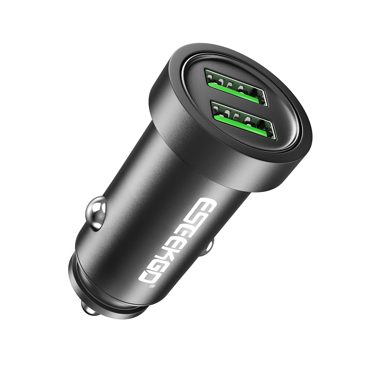 ESEEKGO C-13A Aluminum Dual Ports Car Charger (20/200)