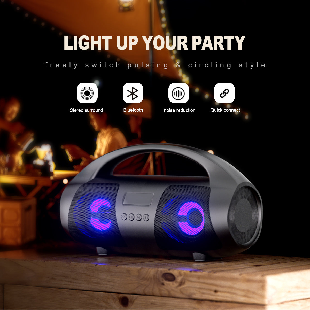 ESEEKGO ES-SP02 High Power Outdoor Wireless Speaker (20)