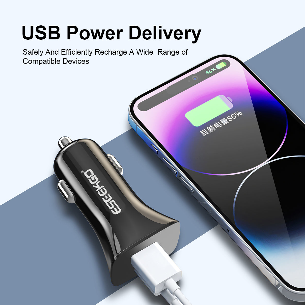 ESEEKGO C-01AB Dual USB-A Car Charger (20/200)