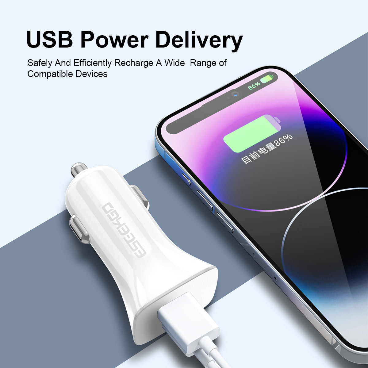 ESEEKGO C-01AT Dual USB-A Car Charger (20/200)
