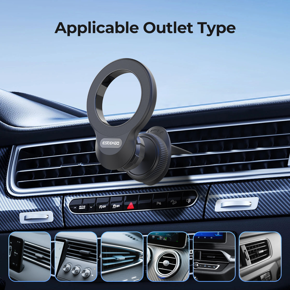 ESEEKGO CH-09 Car Magnetic Holder (8/80)