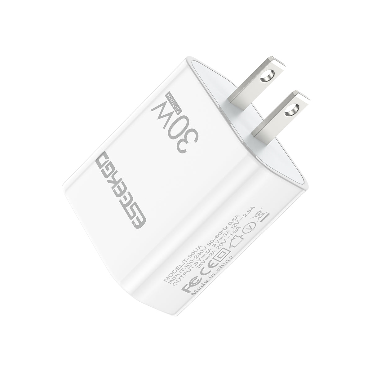 ESEEKGO T-30UA GaN PD30W US Standard Travel Adapter (10/100)