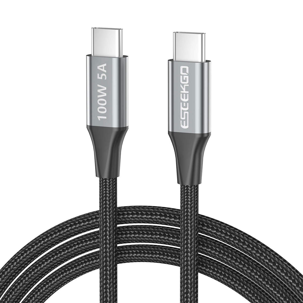 ESEEKGO ES-C200 USB-C To USB-C 100W/5A Data Cable (12/120)