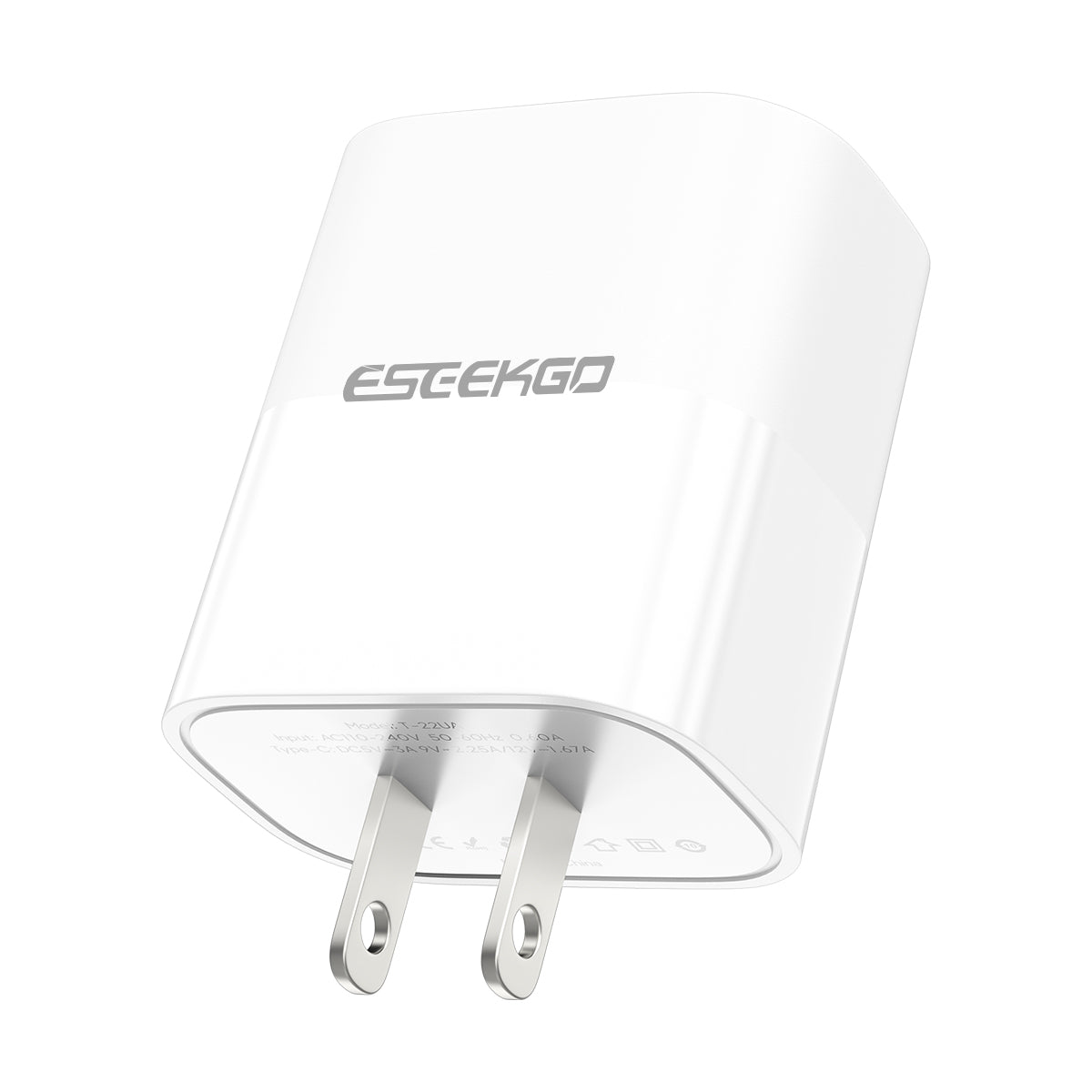 ESEEKGO T-22UA Travel Adapter (20W / US) (12/120)