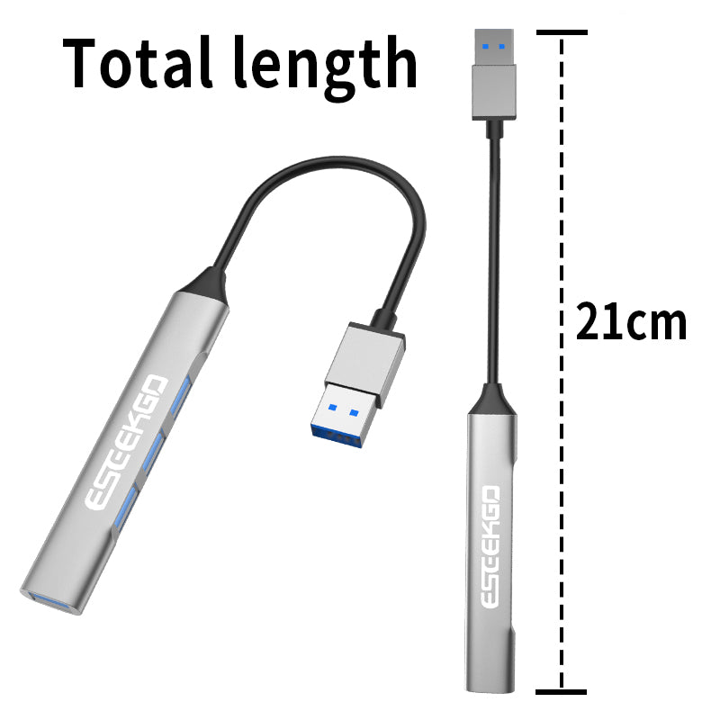 ESEEKGO HB-01 USB3.0 to 4 Ports 4-IN-1 HUB