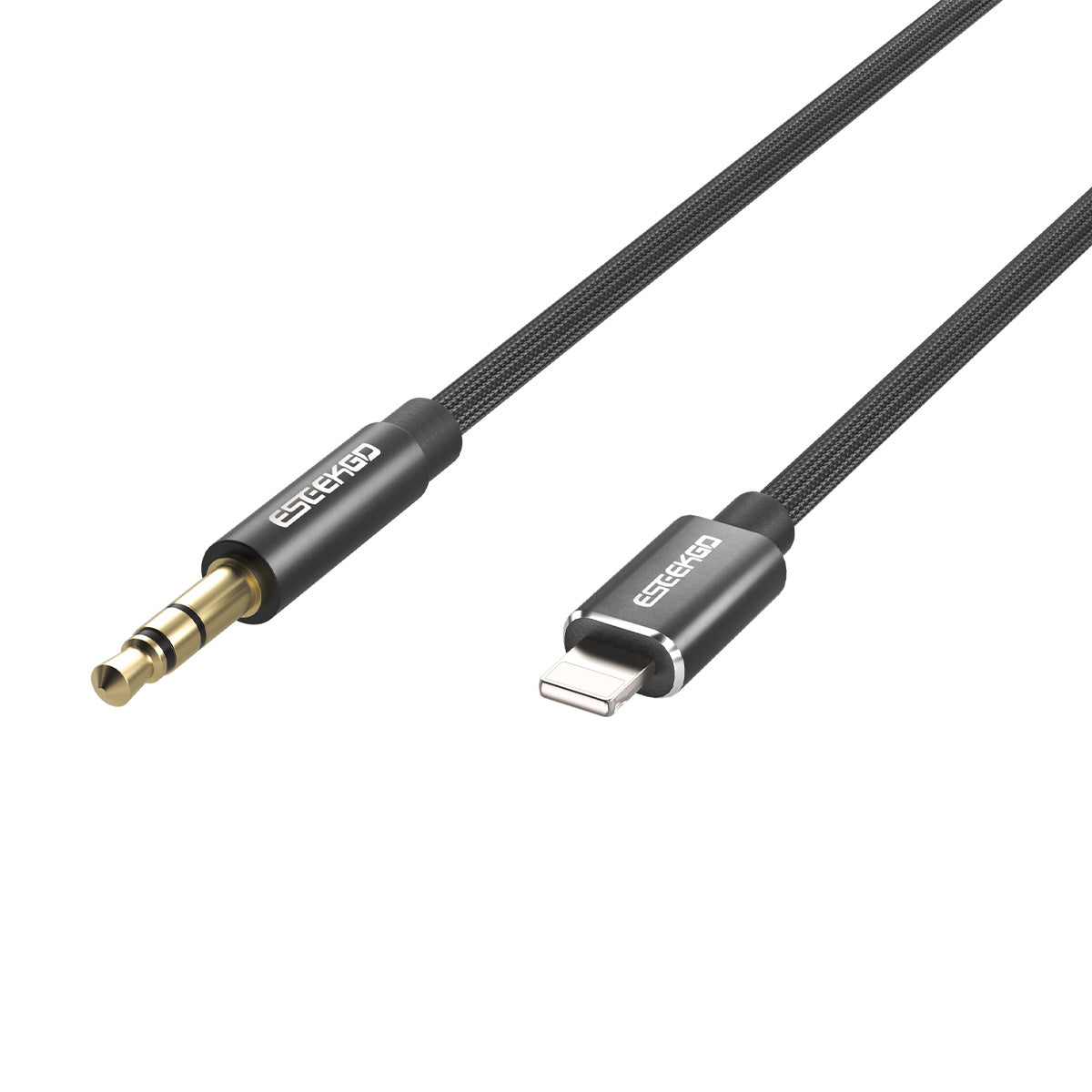 ESEEKGO AX-02 Nylon Braided 8 PIN To 3.5mm Audio Cable (40/400)