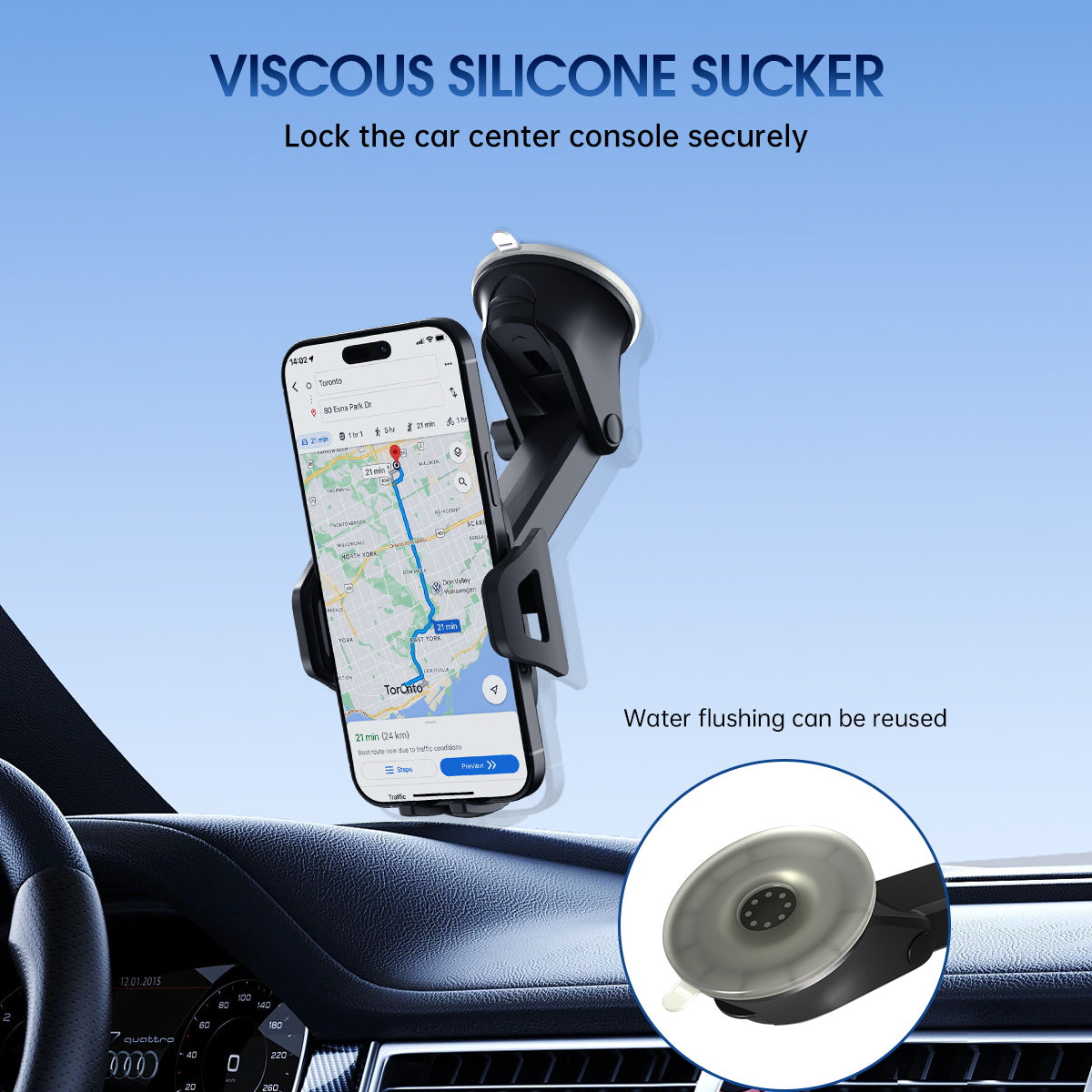 ESEEKGO CH-02 Easy One Touch Car Holder (48)