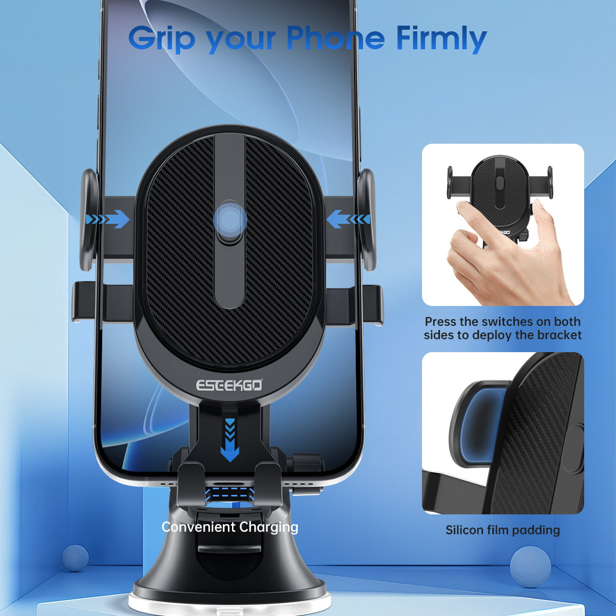 ESEEKGO CH-01 Easy One Touch Car Holder (48)