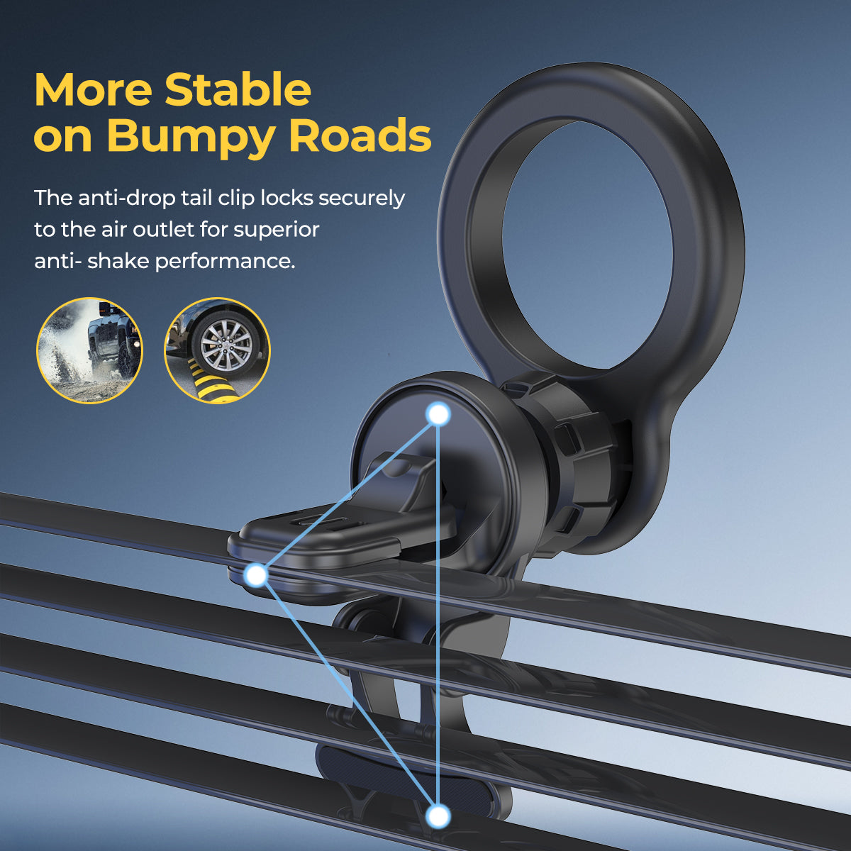 ESEEKGO CH-10 Car Magnetic Holder (8/80)