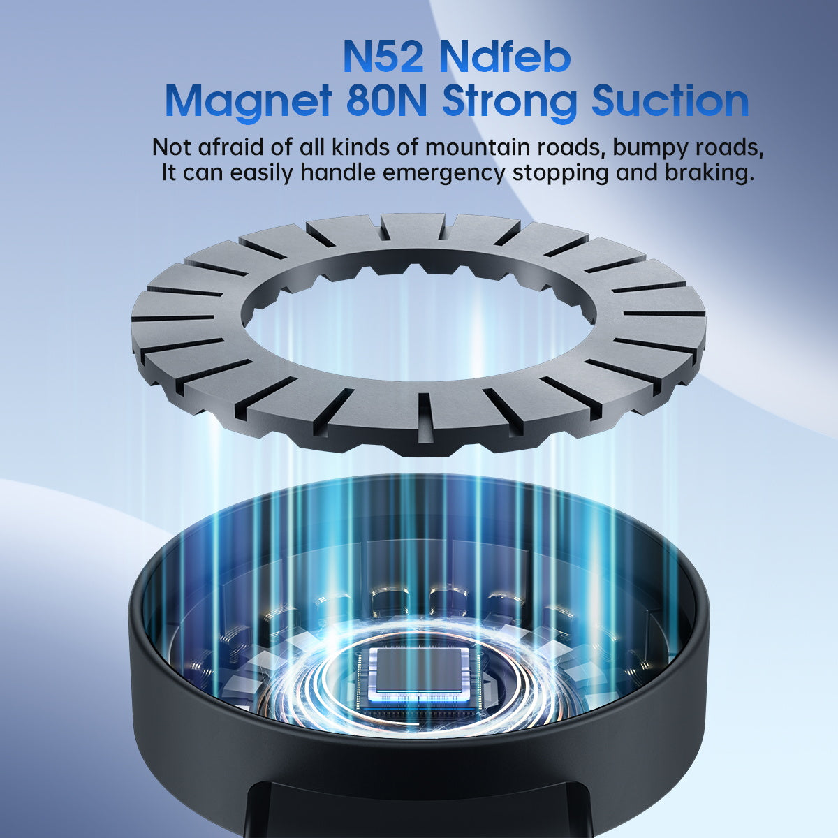 ESEEKGO CH-F1 Magnetic Car Holder (6/60)