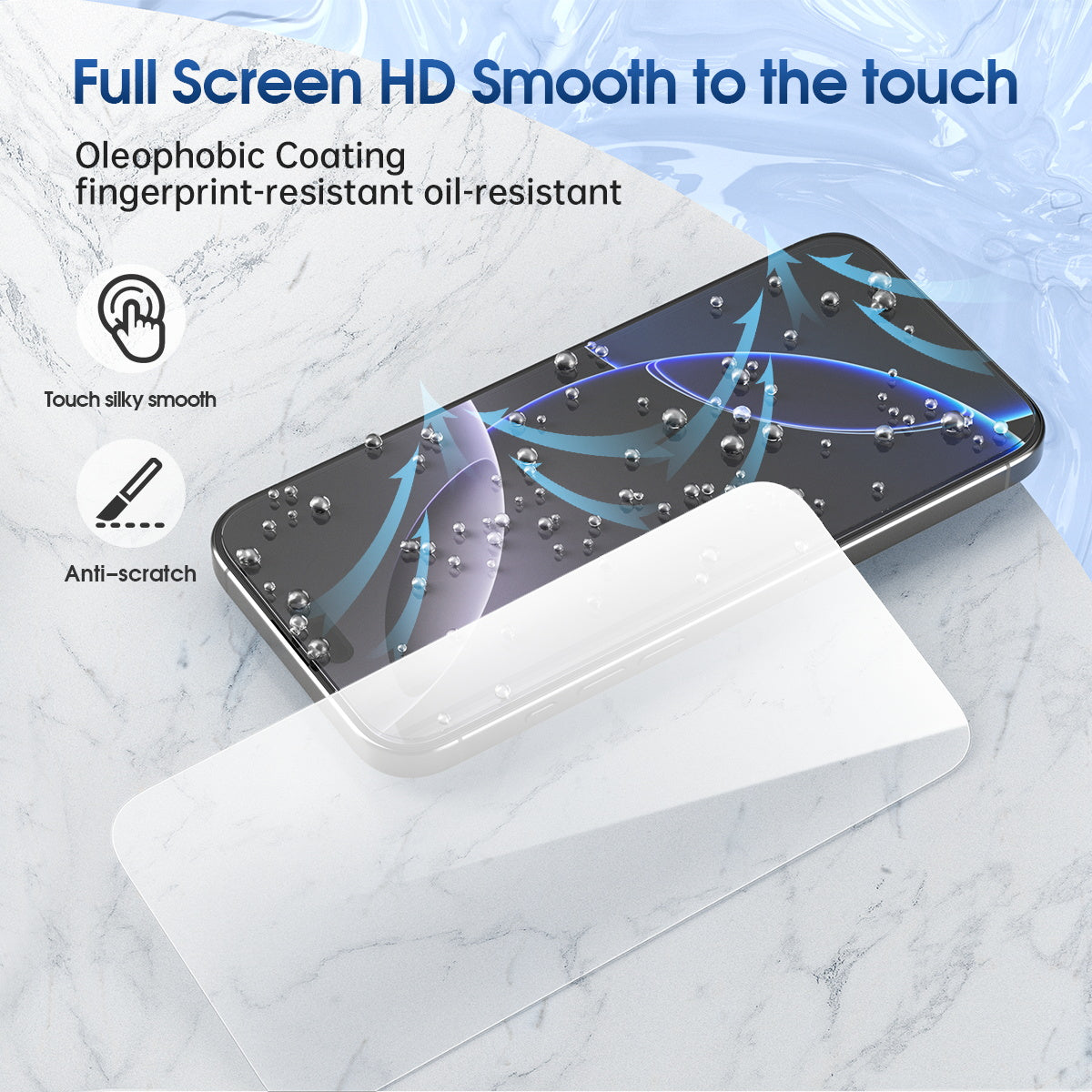 ESEEKGO TGC-01 HD Clear Tempered Glass Screen Protector (50 / 200)