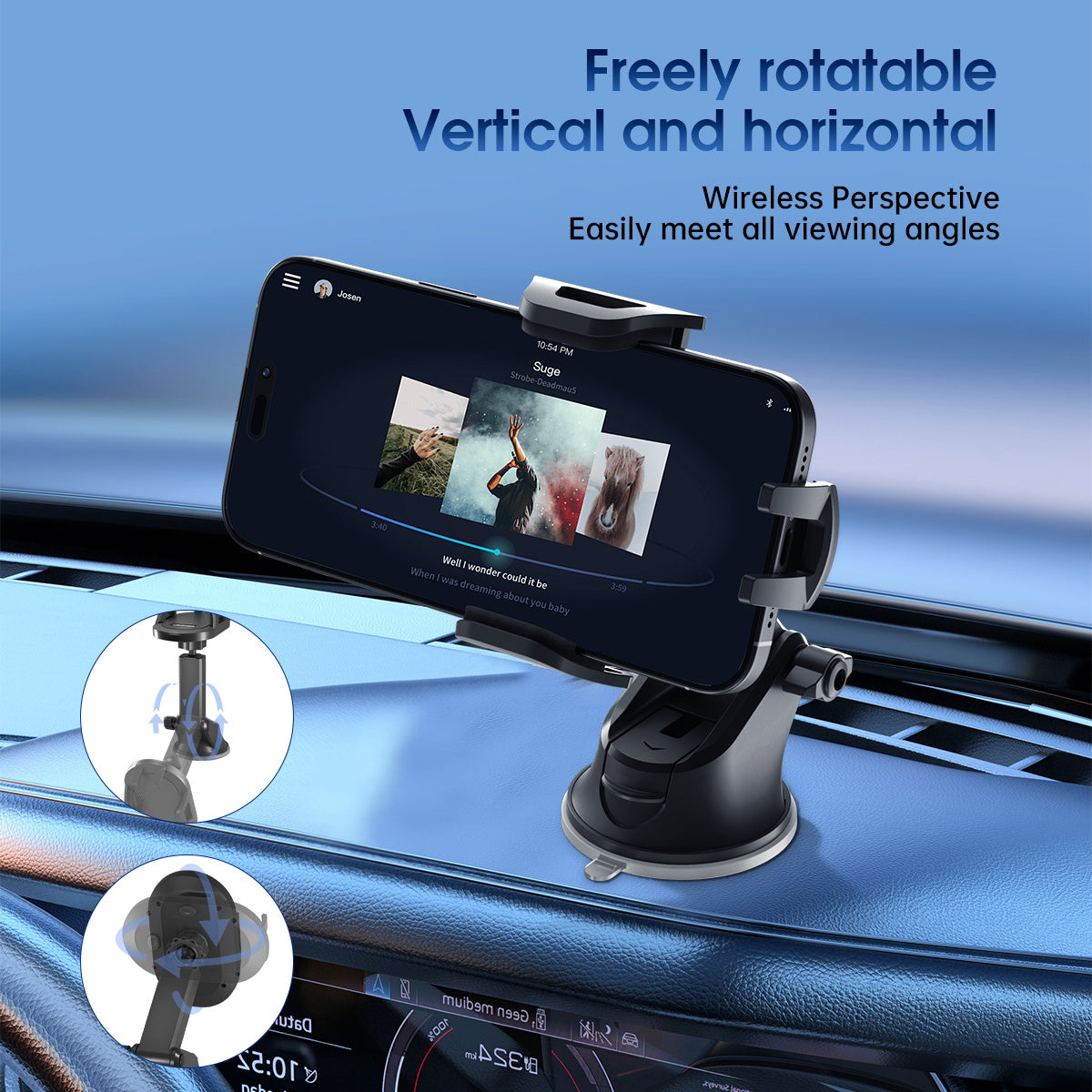 ESEEKGO CH-02 Easy One Touch Car Holder (48)