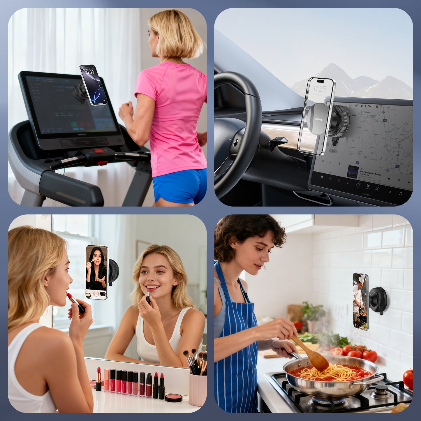 ESEEKGO CH-07 Vacuum car phone holder(12/48)