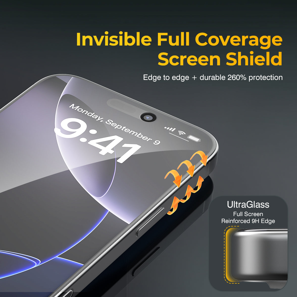 ESEEKGO TGP-02 HD Clear Privacy Tempered Glass Anti peeping (50 / 200)