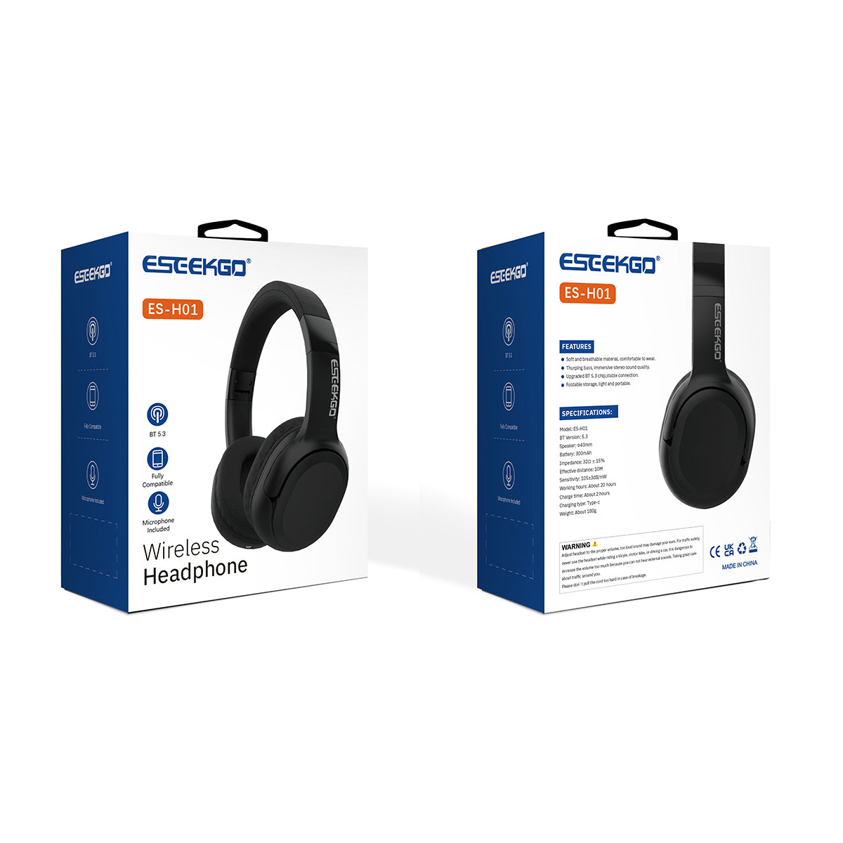 ESEEKGO ES-H01 Over-the-Ear Headphones (20)