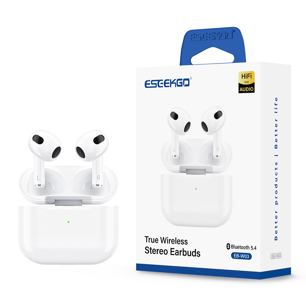 ESEEKGO EB-W03 Ture Wireless Stereo Earbuds 3 (10/100)