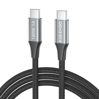 ESEEKGO ES-C200 USB-C To USB-C 100W/5A Data Cable (12/120)