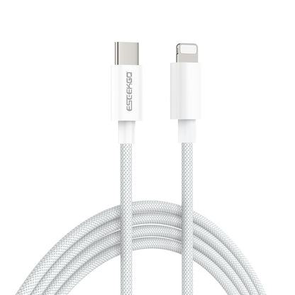 ESEEKGO G-112C Nylon Braided Type-C to 8 PIN Data Cable (40/240)