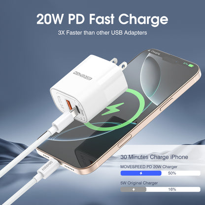 ESEEKGO T-32UC Travel Adapter Type-C To Type-C Fast Charging Cable (8/80)