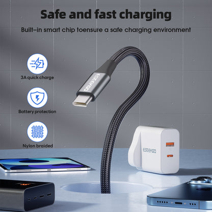 ESEEKGO G-62AC USB-A to Type-C Data Cable(14/140)