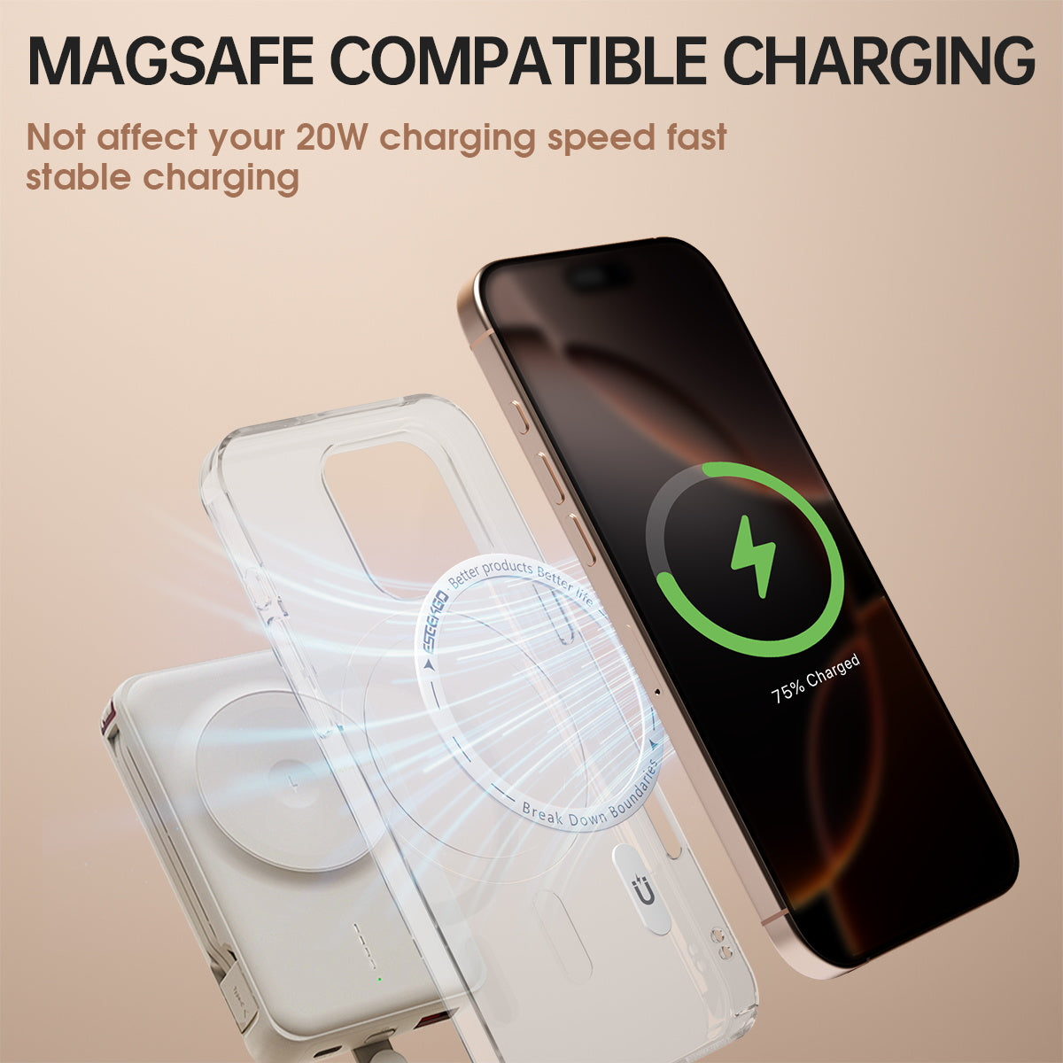 ESEEKGO Always Clear Guaranteed slim fit PC case with Magsafe